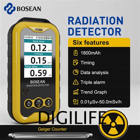 Jual Nuclear Radiation Detector Dosimeter Bosean Fs5000 Radiometer Fs 5000 Xray Beta Gamma