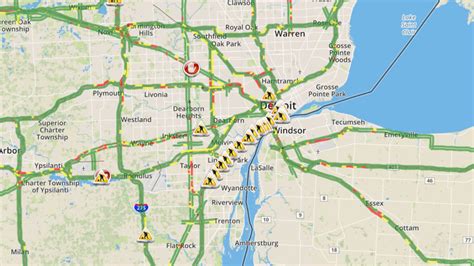 Metro Detroit traffic conditions: Check map, closures,...