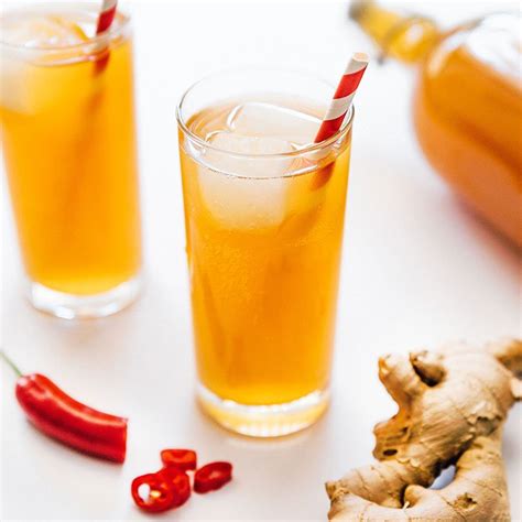 Ginger Pepper Kombucha Ultra Fizzy Brew Buch