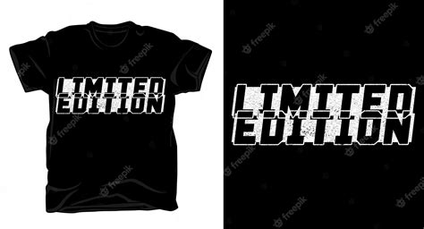 Premium Vector Limited Edition Tshirt Design