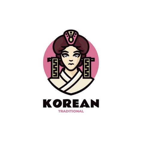 Korean Traditional Design Elements Royalty Free Vector Image