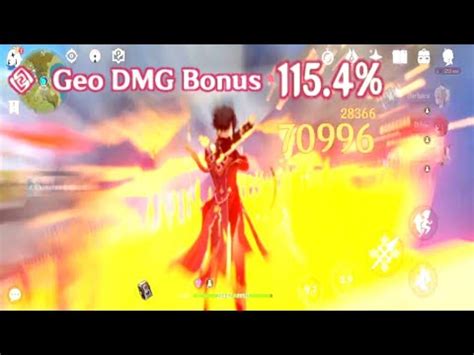 Zhongli Lv 90 Showcase Geo DMG Bonus 115 4 Genshin Impact YouTube