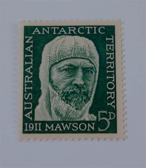 Australian Antarctic Territory Stamps Douglas Mawson In Antarctica At