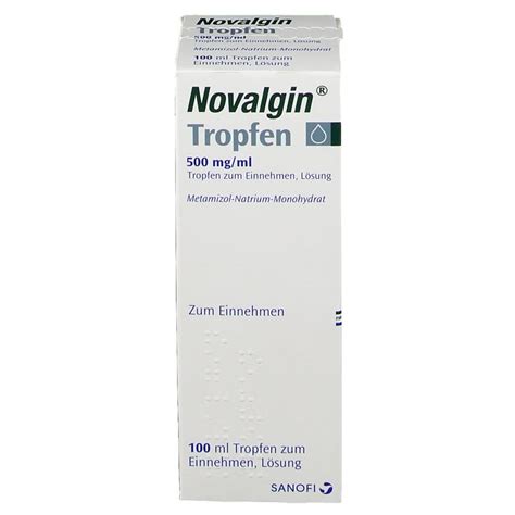 Novalgin 100 Ml Mit Dem E Rezept Kaufen Shop Apotheke