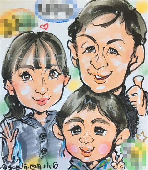 似顔絵イベントで明るい笑顔を♪ 【手描き似顔絵専門】茨城県の似顔絵師『1』のぶろぐ♪