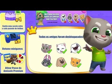 My Talking Tom Friends Vip Monthly Subscription Activated All Friends