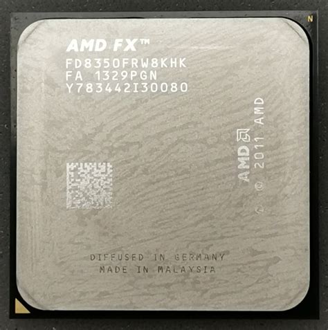 AMD FX 8350 Socket AM3+ 4モジュール8コア／ベースクロック4.0GHz Max Turbo時4.2GHz／TDP ...