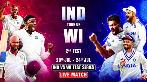 IND VS WI 2ND TEST DAY 1 IND VS WI IN RC 22 LIVE IND VS WI 2ND