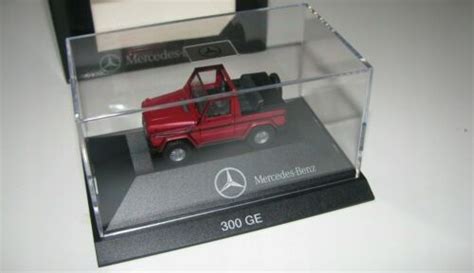 Herpa Mercedes Benz G Ge X Cabriolet Wine Rojo Escala Ho Ebay