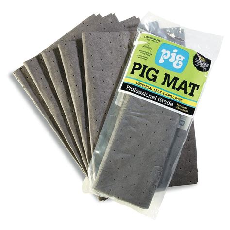 New Pig Universal Light Weight Absorbent Mat 5 Pack 25205 The Home