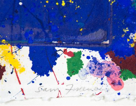 Sam Francis Untitled1980 Monotype S