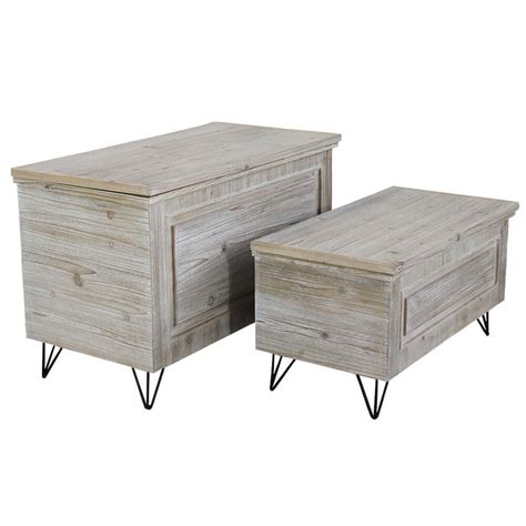 Romaric Set Di Bauli In Legno Milani Home Arredamento Casa E