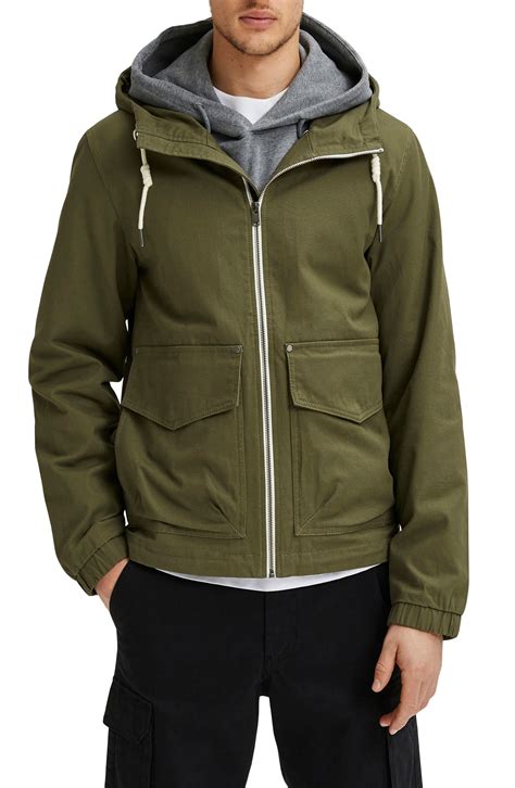 Selected Homme Baker Hooded Utility Jacket Nordstrom Lookastic