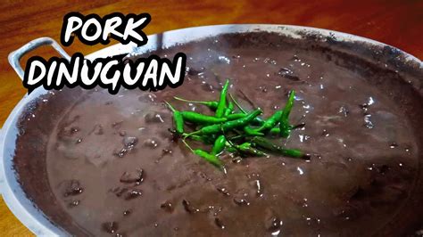 DINUGUAN ESPISYAL How To Cook Pork Dinuguan YouTube