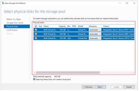 Configuring Storage Spaces Storage Pool In Windows Server