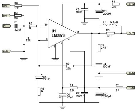 Amplifier Ocl Circuit 80w Hi Fi Electronic Design Schematic Circuit