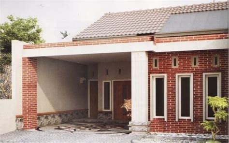 Inspirasi Desain Rumah Bata Merah Yang Modern Pesonanya Unik