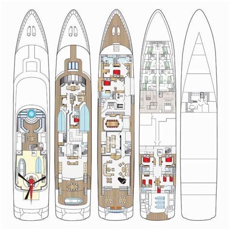 Large Yacht Feadship Meduse Layout The Billionaires Club Yacht