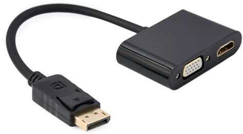 Адаптер переходник Cablexpert DisplayPort на HDMI VGA A DPM HDMIFVGAF