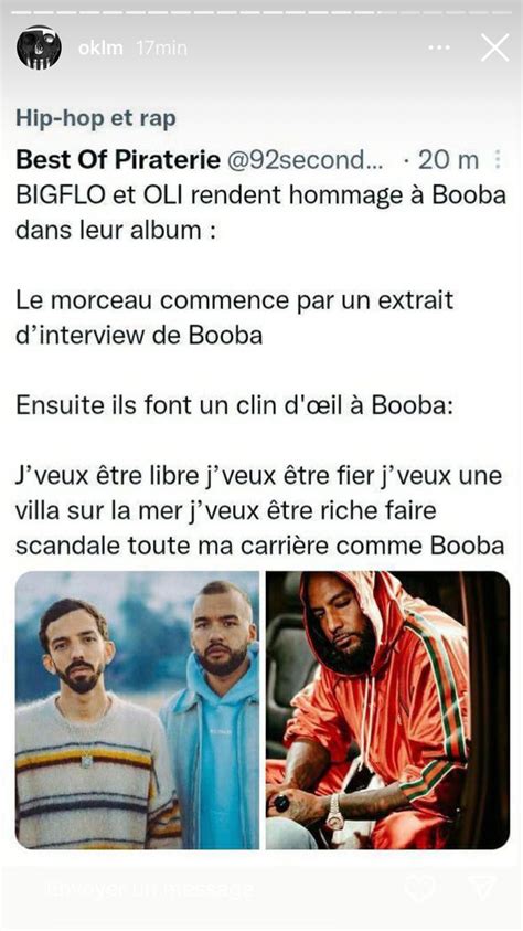 Bigflo Booba M A Aid Prendre Confiance En Moi Le Duc R Pond