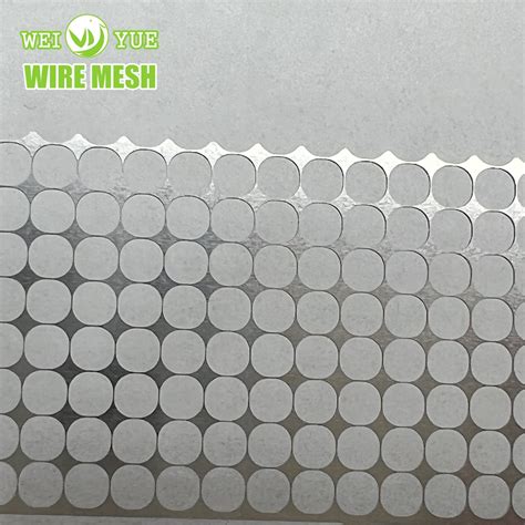 Custom Shape Perforated Etching Metal Stainless Steel Grid Wire Mesh