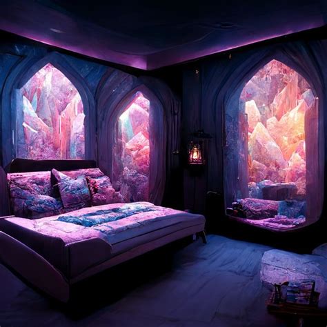 Crystal Fortress Bedroom Fantasy Bedroom Bedroom Bedroom Inspirations