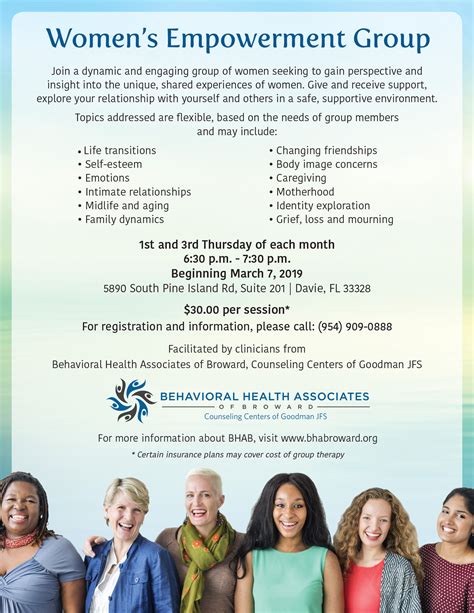 Women's Empowerment Group | Goodman Jewish Family Services of Broward ...