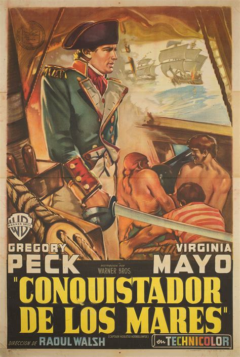 Captain Horatio Hornblower R N Original 1947 Argentine Movie Poster