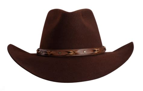 Brown Cowboy Hat Isolated On White Stock Photo Download Image Now