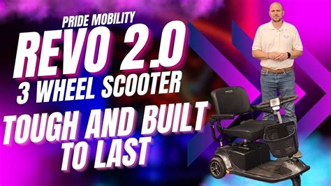 Pride Revo 2 0 3 Wheel Scooter S66 2024 YouTube