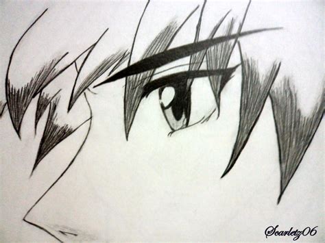 Anime Guy Eyes by Scarletz06 on DeviantArt