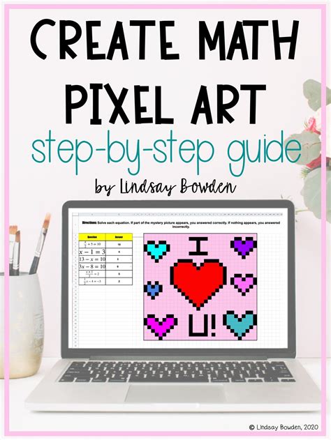 Math Pixel Art Guide Math Pixel Art Math Work