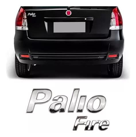 Kit Emblemas Cromado Palio Fire P Fiat 2004 Parcelamento Sem