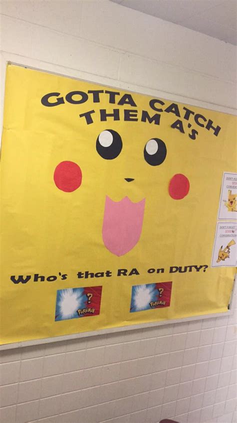 Pokemon Ra Bulletin Board Ra Bulletin Boards Ra Bulletins Ra Boards