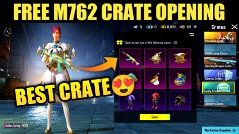 Free M Crate Opening New Supply Crate Opening In Pubg Mobile