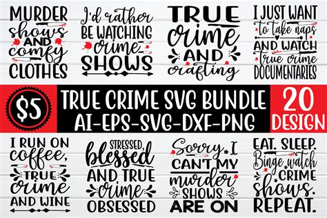 True Crime Svg Bundle By Bdb Graphics Thehungryjpeg