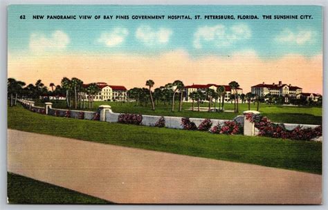 St Petersburg Florida Bay Pines Government Hospital Building Linen