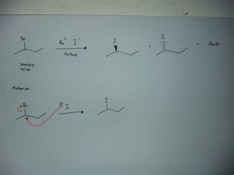 Solved Reaction Of Bromobutane With Sodium Iodide In Acetone