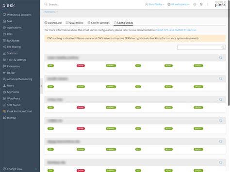 Plesk Email Security Extension Plesk