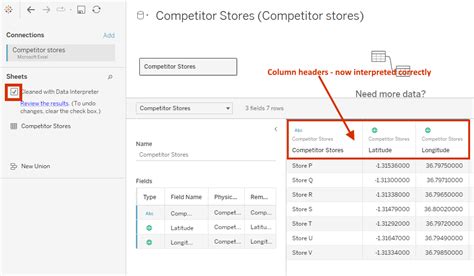 Using Tableau Data Interpreter To Clean Data