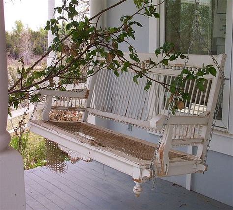 Neat Porch Swing | Porch swing, Country porch, Shabby chic living room