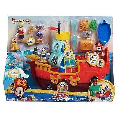 Disney Junior Mickey Mouse Funhouse Treasure Adventure Pirate Ship