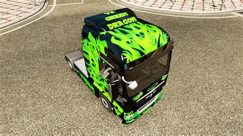 Green Dragon Skin F R Man Lkw F R Euro Truck Simulator