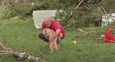 Tater Il Cagnolino Che Ha Ritrovato Il Suo Umano Dopo Un Tornado VIDEO