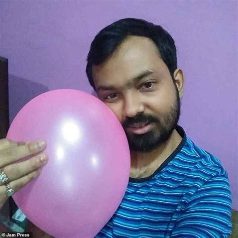 Man 28 Is In A Relationship With Multiple Balloons Daily Mail Online