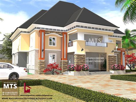 Modern and contemporary Nigerian building Designs: Mr Japhet 6 Bedroom Duplex