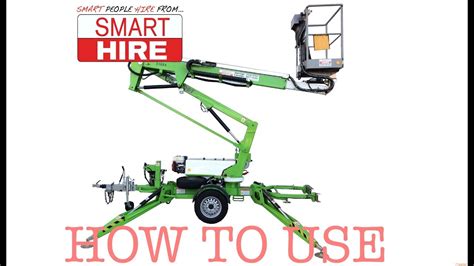 How To Operated A Cherry Picker Youtube