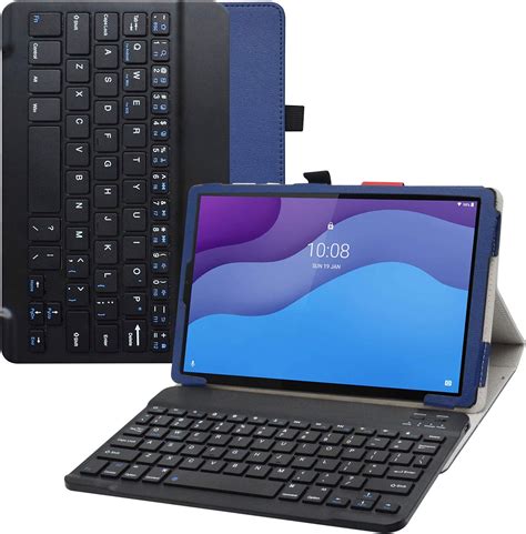 Bige Funda Para Teclado Lenovo Tab M Plus Funda De Piel Sint Tica