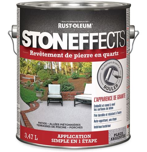 Peinture de revêtement décorative Rust Oleum Stoneffects pour pierre en