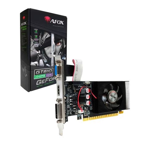 Placa De V Deo Afox Geforce Gt Gb Ddr Bits Low Profile Hdmi